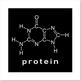 Protein Chemical Bond Posters and Art